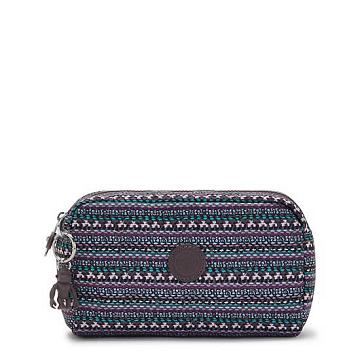 Kipling Gleam Printed Pouches Stripy Dots | AU 1735TC